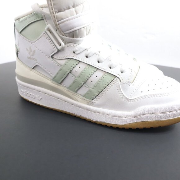 2022 Adidas Postmove Mid White Linen Green Women Size. us 6.5 - Picture 3 of 12